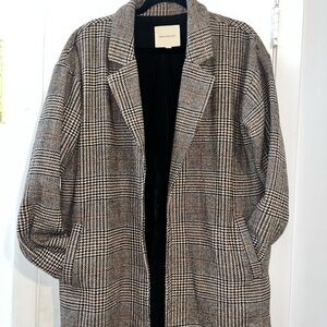 Plaid Long Coat